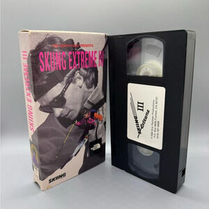 RARE VHS Tape ~ The North Face Skiing Extreme III 1990